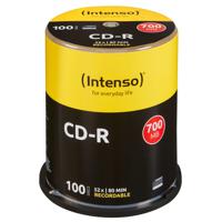 Intenso 1001126 CD-R 80 disc 700 MB 100 stuk(s) Spindel