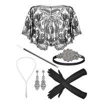 Jaren 1920 Gatsby Outfits Jaren '20 flapper hoofdband The Great Gatsby Dames Zonder Kraag Halloween Feest Maskerade Festival Sjaal Lightinthebox - thumbnail