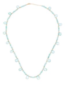 JIA JIA collier Arizona en or 14ct - Bleu