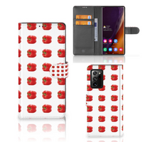 Samsung Galaxy Note20 Ultra Book Cover Paprika Red - thumbnail