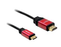 DeLOCK HDMI Mini Cable - 5.0m HDMI kabel 5 m HDMI Type A (Standaard) HDMI Type C (Mini) Zwart