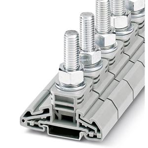 Phoenix Contact 3049505 Verbinder voor hoge stroomsterkten 32 mm Boutaansluiting Grijs 10 stuk(s)