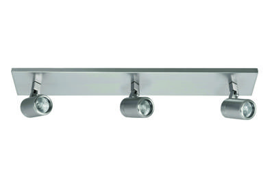 HighLight spot Rain 3 lichts balk - mat staal HighLight spot Rain 3 lichts balk - mat staal