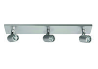 HighLight spot Rain 3 lichts balk - mat staal