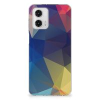 Motorola Moto G73 TPU Hoesje Polygon Dark - thumbnail