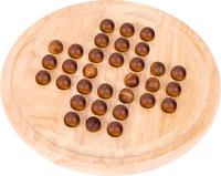 Solitaire: Ø 23 cm, Holz, 33 Kugeln, per Stuk