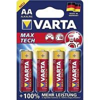 Varta 4706 Max Tech Mignon AA batterij, 4 stuks