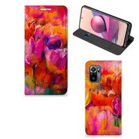 Bookcase Xiaomi Redmi Note 10 4G | 10S | Poco M5s Tulips