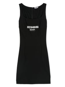 Dolce & Gabbana DGVIB3 robe à logo imprimé - Noir