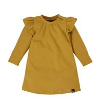 Babystyling baby jurk met biologisch katoen okergeel