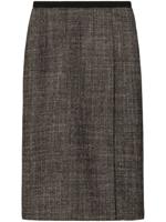 Tory Burch Tweed midi-rok - Bruin