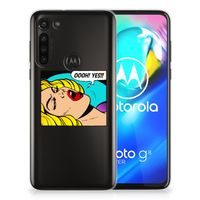 Motorola Moto G8 Power Silicone Back Cover Popart Oh Yes - thumbnail