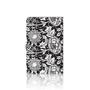 Lenovo Tab M10 Plus 3rd Gen 10.6 inch Tablet Cover Black Flowers