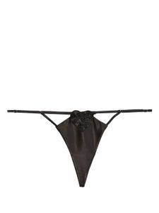 Fleur Du Mal string Queen of Hearts - Noir