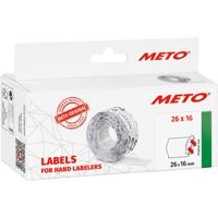 METO Prijslabels 9506166 Weer verwijderbaar Breedte etiket: 26 mm Hoogte etiket: 16 mm Wit 1 stuk(s) - thumbnail