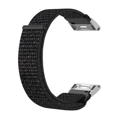 Just in Case Garmin Fenix 6X/6X Pro Nylon Bandje Zwart