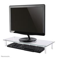 Neomounts NSMONITOR10 Monitorstandaard Hoogte: 8 cm (max) Transparant - thumbnail