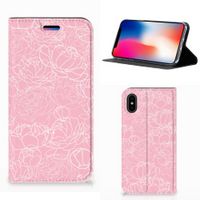 Apple iPhone X | Xs Smart Cover White Flowers