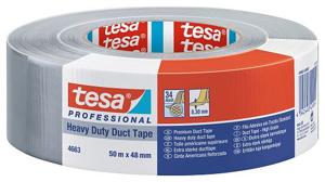 tesa STRONG 04663-00007-02 Textieltape tesa Professional Zilver (l x b) 50 m x 48 mm 1 stuk(s)