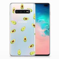 Samsung Galaxy S10 Plus Siliconen Case Avocado - thumbnail