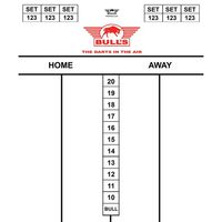 Bulls Dart Scorebord Flex 25x35 cm - thumbnail