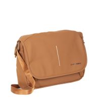 New Rebels ® William - Computer Schoudertas - Cognac 10L - Waterafstotend