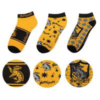 Harry Potter Ankle Socks 3-Pack Hufflepuff - thumbnail