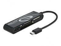 Delock Card Reader USB2.0-C stekker -> 5 sleuven