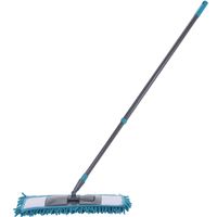 Lifetime Clean vloerwisser/mop microvezel uitschuifbare steel 80 tot 130 cm