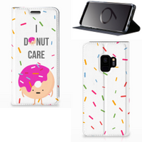 Samsung Galaxy S9 Flip Style Cover Donut Roze