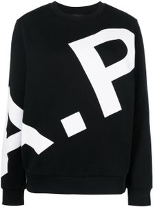 A.P.C. sweat à logo imprimé - Noir