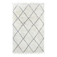HKliving Amazigh Vloerkleed White