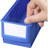 Allit 456596 Etiketten voor stapelbak ProfiPlus ShelfBox Label S Wit, Transparant 20 stuk(s) - thumbnail