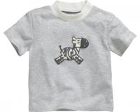 Schnizler T-shirt korte mouwen Zebra junior grijs maat 68