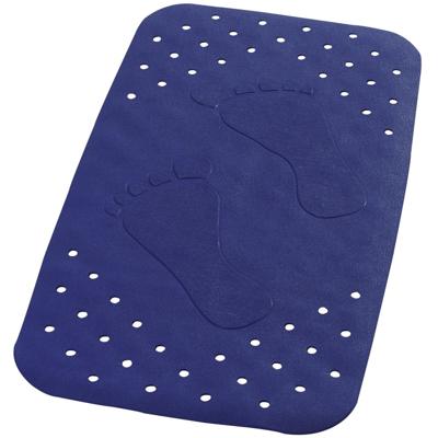 RIDDER Badmat anti-slip Plattfuß 72x38 cm blauw 67063