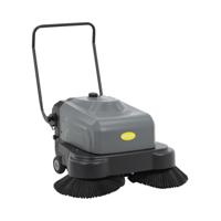 Veegmachine - werkt op batterijen - 4000 m²/u - 2 borstels van elk 46 cm