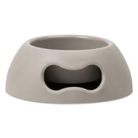 UNITED PETS Pappy - Kleine Hondenkom, Eco- Friendly, Made in Italy, Hondenbak voor Voer en Water, Grijs, 350 ml, S. Voerbak voor Honden