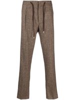 Lardini pantalon court à coupe fuselée - Marron