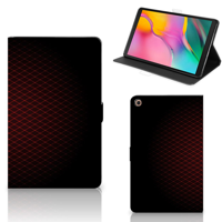 Samsung Galaxy Tab A 10.1 (2019) Tablet Hoes Geruit Rood