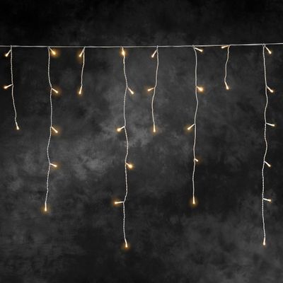Konstsmide LED Lichtgordijn ijsregen 24 V Energielabel: G (A - G) Lichtgordijn Barnsteen