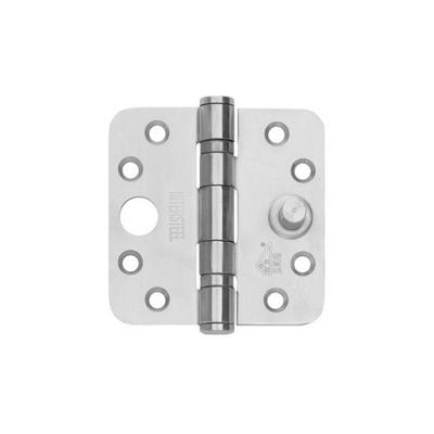 Intersteel Kogellagerscharnier geborsteld RVS afgerond tot 80 kilo