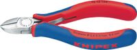 Knipex Zijsnijtang | lengte 125 mm vorm 8 facet ja, klein | hoofd gepolijst | kunststof mantel | 1 stuk - 76 81 125 - 76 81 125