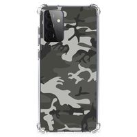 Samsung Galaxy A72 4G/5G Doorzichtige Silicone Hoesje Army Light