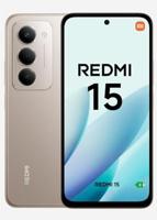 XIAOMI Redmi 15 Smartphone Von 6 + 128 GB, titanium grijs, scherm van 6,9 inch 120 Hz, processor Snapdragon 685, 50 MP-camera, 7000 mAh, geen oplader inbegrepen