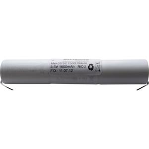 Beltrona 3DSC1500HSCLG Accu voor noodverlichting U-soldeerlip 3.6 V 1500 mAh