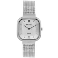 Prisma Carré Zilver Dameshorloge