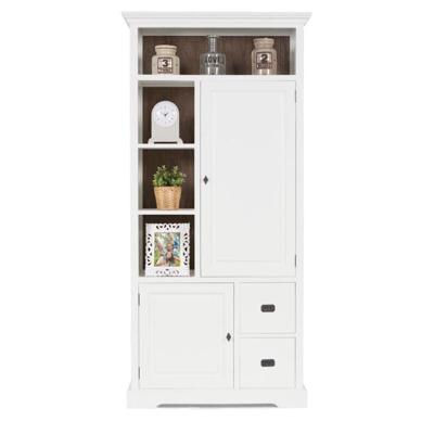 Opbergkast Lakewood - Clear/Mindi Donkerbruin