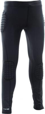 Precision keepersbroek GK Padded heren polyester zwart Precision keepersbroek GK Padded heren polyester zwart