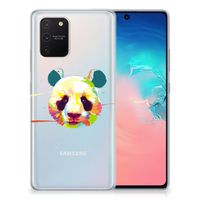 Samsung Galaxy S10 Lite Telefoonhoesje met Naam Panda Color - thumbnail