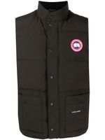 Canada Goose gilet matelassé à patch logo - Noir - thumbnail